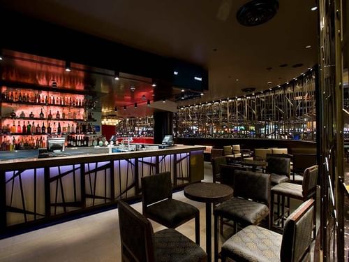 Cocktail bar with nightlife atmosphere